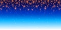 Space background with shining stars. cosmos . Blue galaxy backdrop. Beautiful outer space. Infinite universe.  Eps 10 Royalty Free Stock Photo