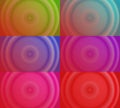 sets of green, blue, purple, pink, red and red abstract background with circles. simple, blur, modern and color Royalty Free Stock Photo