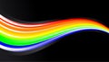 Shining rainbow Royalty Free Stock Photo