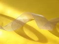 Shining silver ribbon Royalty Free Stock Photo