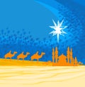 shining star of Bethlehem Royalty Free Stock Photo