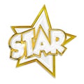 Shining star Royalty Free Stock Photo