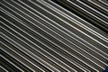 Shining Steel Pipes Royalty Free Stock Photo