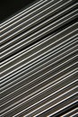 Shining Steel Pipes Royalty Free Stock Photo