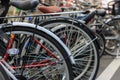 Shinjuku Bikes in Tokyo Royalty Free Stock Photo