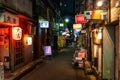 Shinjuku Golden gai, Japan Tokyo Royalty Free Stock Photo