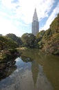 Shinjuku Gyoen National Garden, 11 Naitomachi, Shinjuku City, Tokyo, Japan Royalty Free Stock Photo