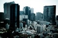 Shinjuku skyscrapers (monochrome)