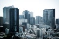 Shinjuku skyscrapers (monochrome)