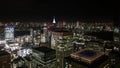 Shinjuku, Tokyo, Japan - Night aerial view taken from Tokyo Government Building. Royalty Free Stock Photo