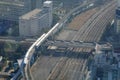 Shinkansen Bullet Train at Tokyo station, Japan Royalty Free Stock Photo