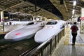 Shinkansen bullet trains in Japan