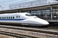 Shinkansen moving Royalty Free Stock Photo