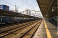Shinkansen station, Fukuyama, Japan Royalty Free Stock Photo