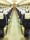 Shinkansen train interior