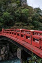 Shinko Bridge is beautiful bridge in Japan Royalty Free Stock Photo
