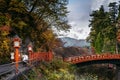 Shinkyo Bridge, Nikko Tochigi Kanto, Japan. The Sacred Bridge, Royalty Free Stock Photo