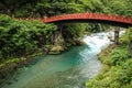 The Shinkyo Bridge `sacred bridge`, Nikko, Tochigi Prefecture, Japan