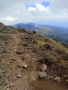 shinmoedake on the trail to karakunidake