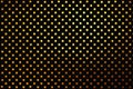 Shinning golden polka dots luxury creative digital abstract texture pattern background. Design element Royalty Free Stock Photo