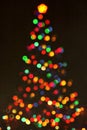 Shinny Christmas Tree, abstract background.Christmas background with shining lights.Merry christmas and happy new year greeting