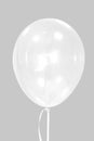 shinny white balloon Royalty Free Stock Photo