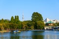 Shinobazu Pond and Tokyo Skytree