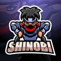 Shinobi mascot esport logo design