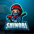 Shinobi mascot esport logo design