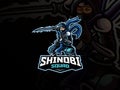 Shinobi mascot sport logo design