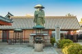 Shinran Shonin Statue at Shitennoji Temple in Osaka