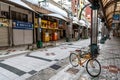 Shinsekai neighbourhood in south Osaka downtown Minami area, famous for many restaurants, shops, bars and pachinko parlours 18