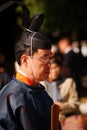 Shinto priest, Tokyo, Japan