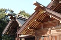 shinto shrine (gokoku) in matsue (japan) Royalty Free Stock Photo