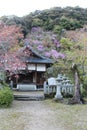 shinto temple (kikko shrine) in iwakuni (japan) Royalty Free Stock Photo