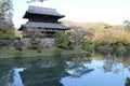 shinto temple (kikko shrine) in iwakuni (japan) Royalty Free Stock Photo