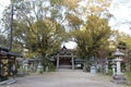 shinto temple (kikko shrine) in iwakuni (japan) Royalty Free Stock Photo