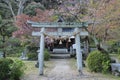 shinto temple (kikko shrine) in iwakuni (japan) Royalty Free Stock Photo