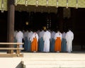 Shinto Temple Ritual Worship Royalty Free Stock Photo