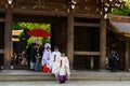 Shinto wedding ceremony, Tokyo Royalty Free Stock Photo