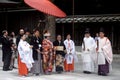 Shinto wedding, Tokyo, Japan Royalty Free Stock Photo
