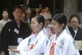 Shinto wedding, Tokyo, Japan Royalty Free Stock Photo