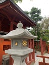 Japanese temple lantern Royalty Free Stock Photo