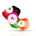 Shiny abstract elements Royalty Free Stock Photo