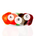 Shiny abstract elements Royalty Free Stock Photo