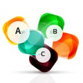 Shiny abstract elements Royalty Free Stock Photo
