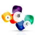 Shiny abstract elements Royalty Free Stock Photo