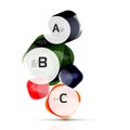 Shiny abstract elements Royalty Free Stock Photo