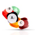 Shiny abstract elements Royalty Free Stock Photo