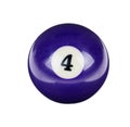 Shiny ball for billiard